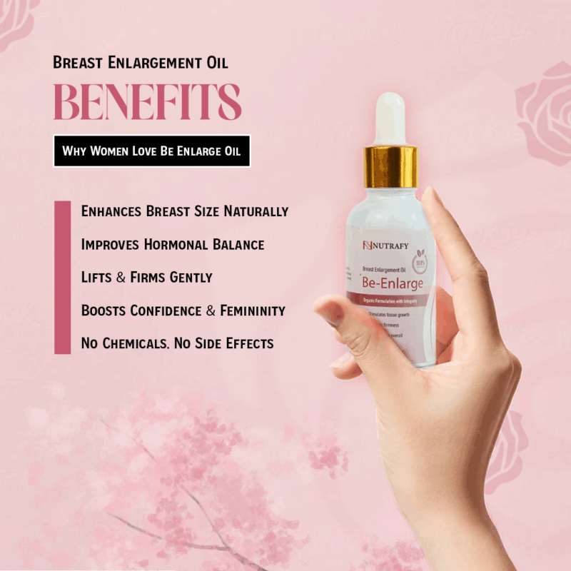 Be Enlarge – Breast Enlargement Oil for Natural Volume, Firmness & Lift - Image 2