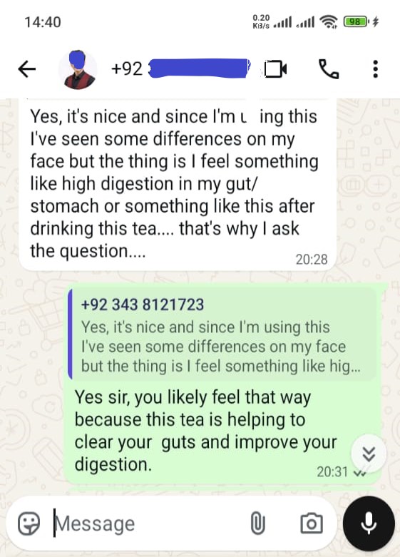 Acne tea WhatsApp review 32