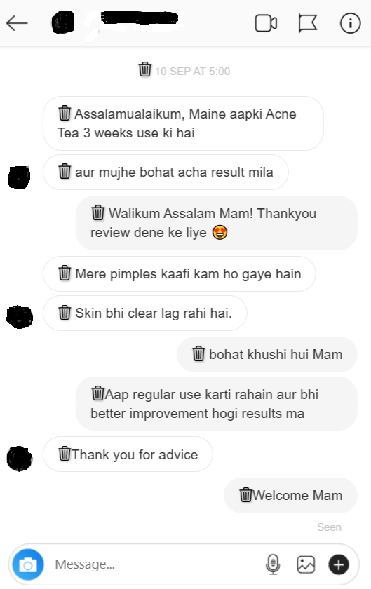 Acne Tea Review Insta
