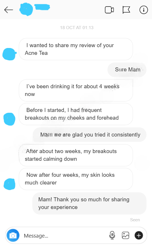 Acne tea insta review