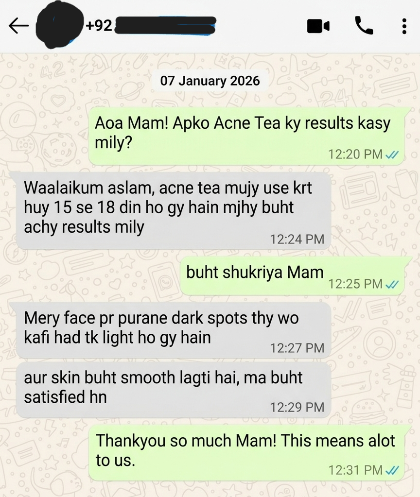 Acne Tea review whatsapp 11