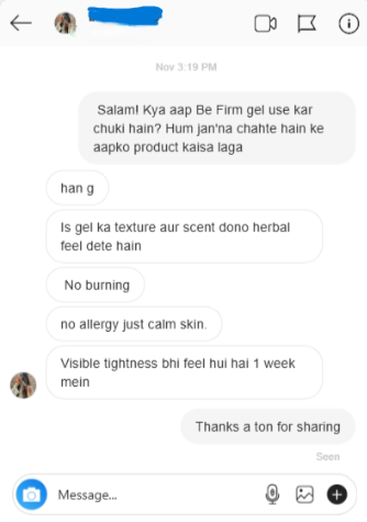 Be Firm Gel Review