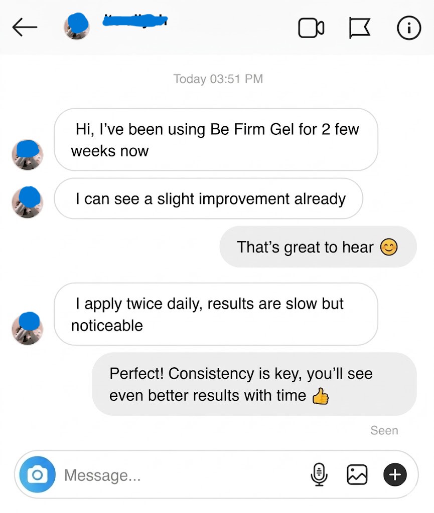 Be Firm gel review