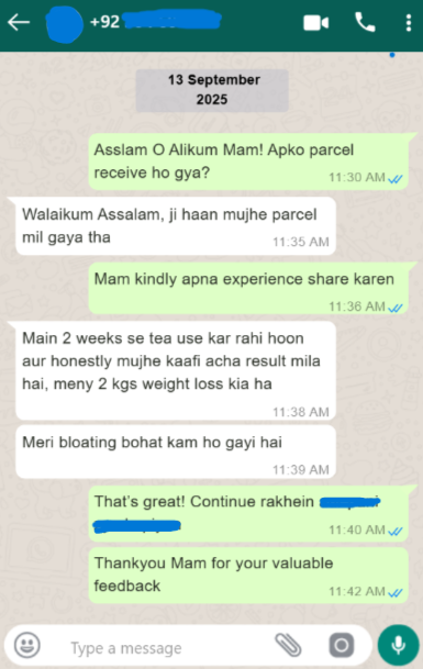 Weight loss Tea review