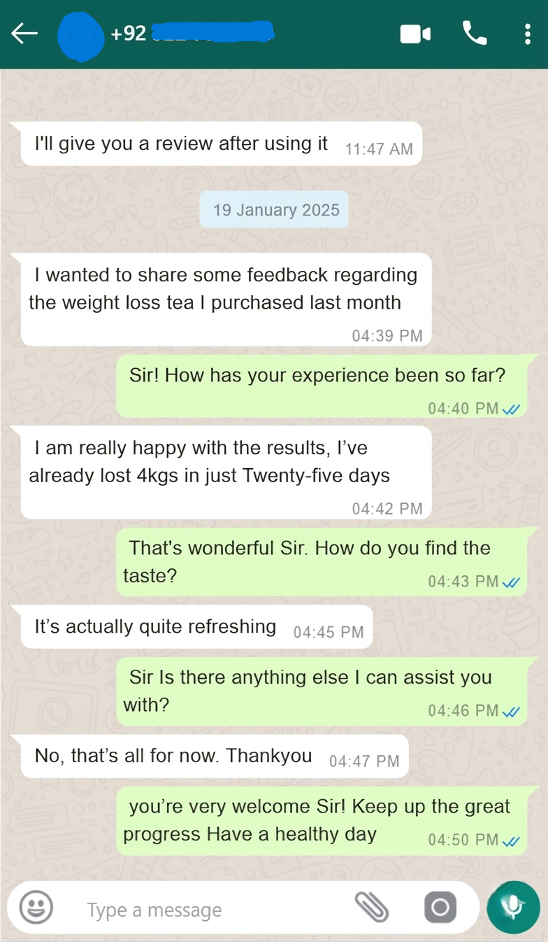 Weight loss tea review