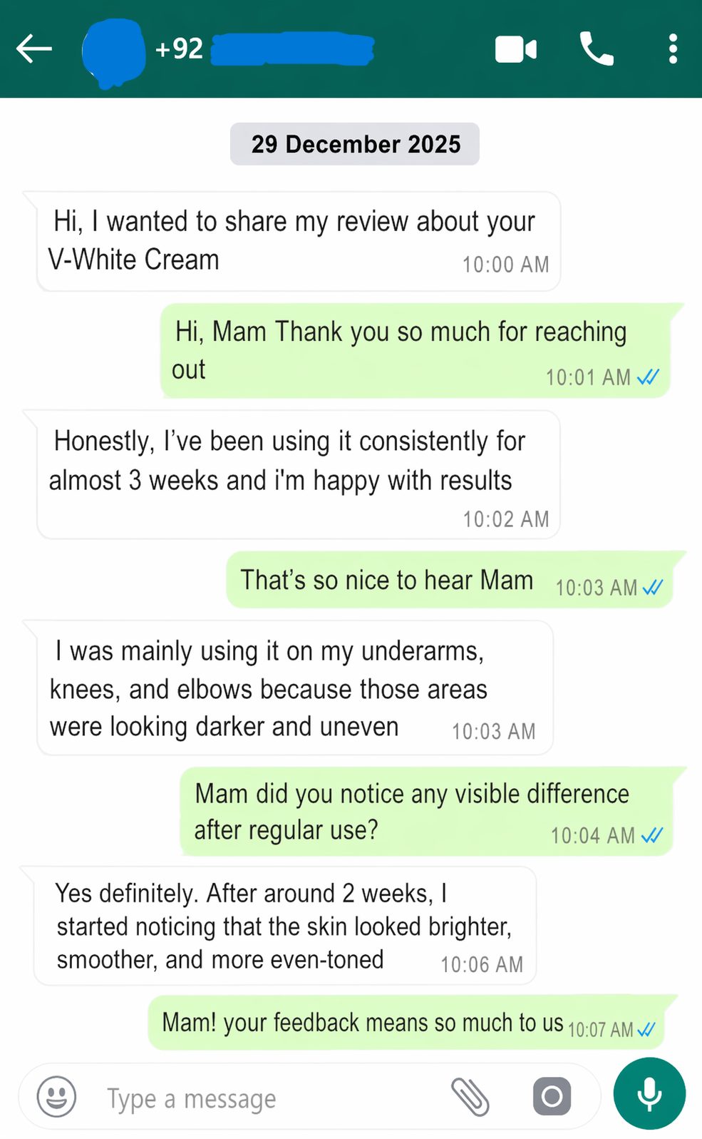 v-white cream review