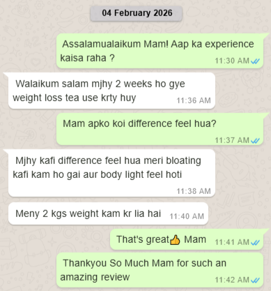 weight loss Tea whatsapp review