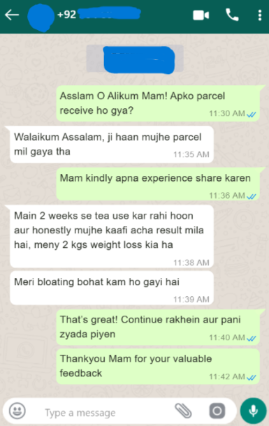 weight loss tea review whatsapp
