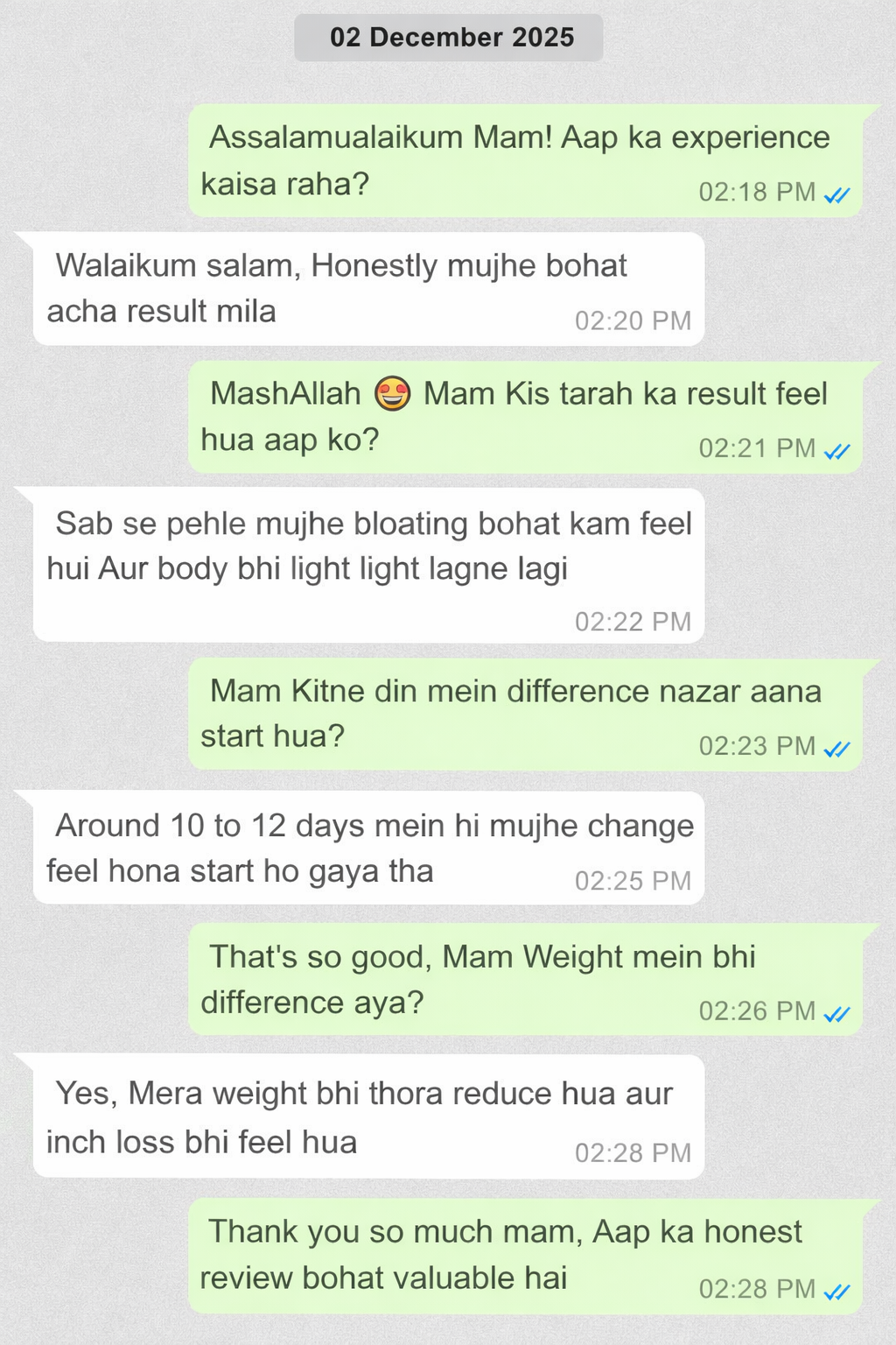 weight review