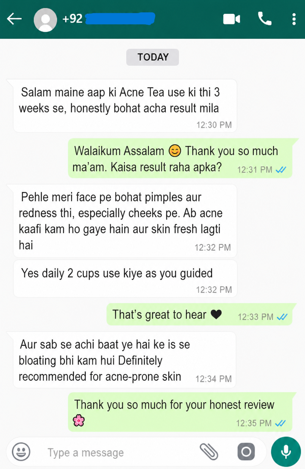 Acne Defence Tea review