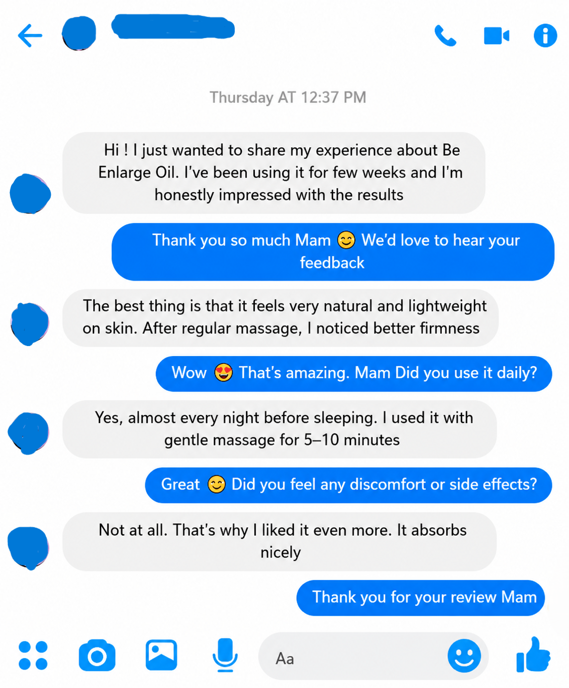 BE Enlarge oil Review 122