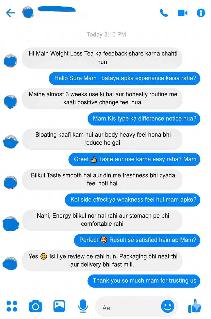Weight loss tea review fb