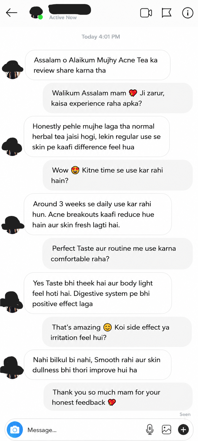 Acne Defence Tea Review 12