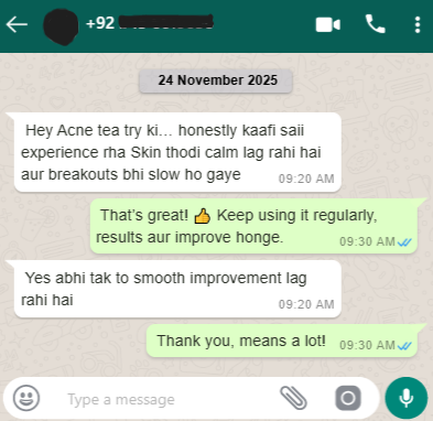 Acne tea Results 23