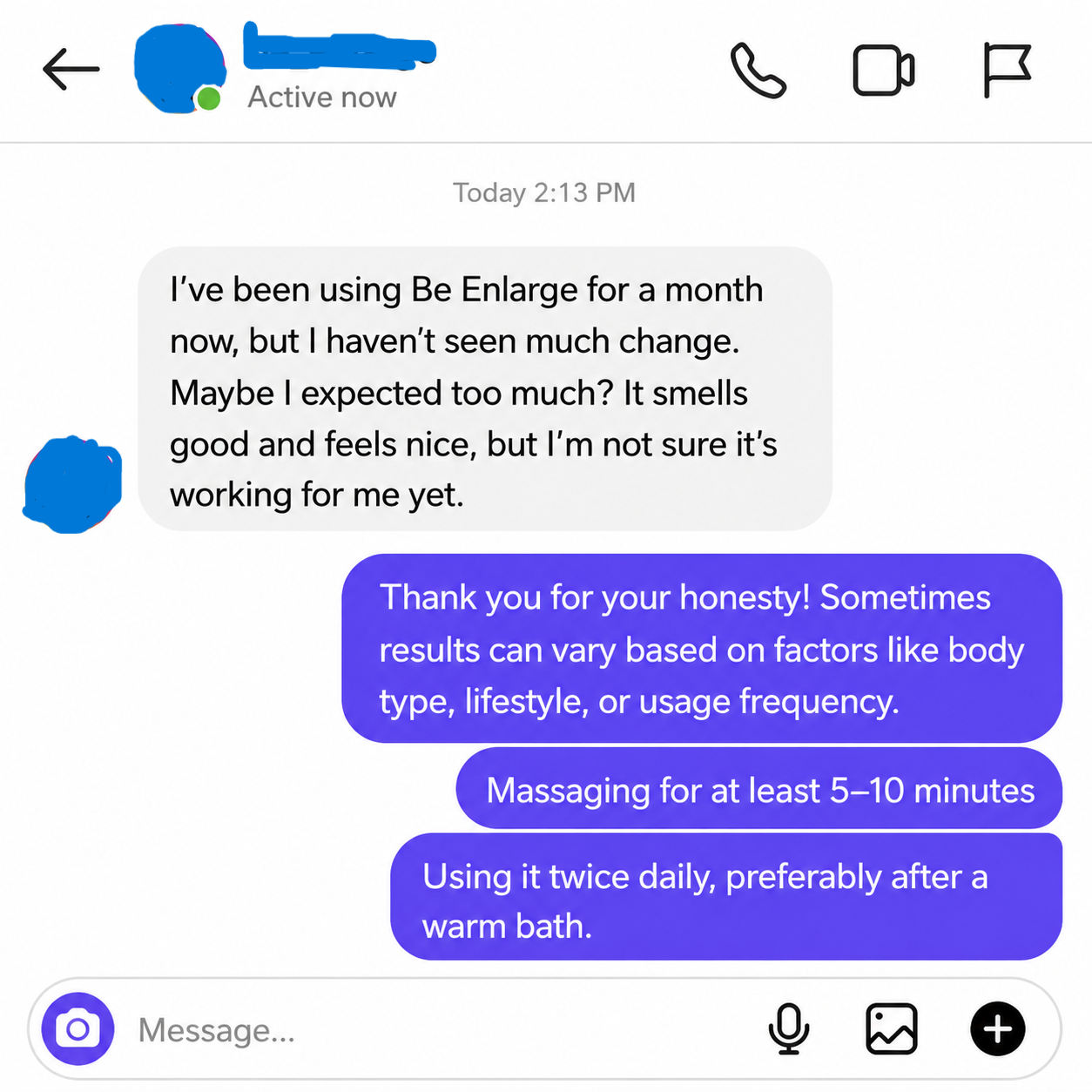 Be Enlarge Oil Results 4