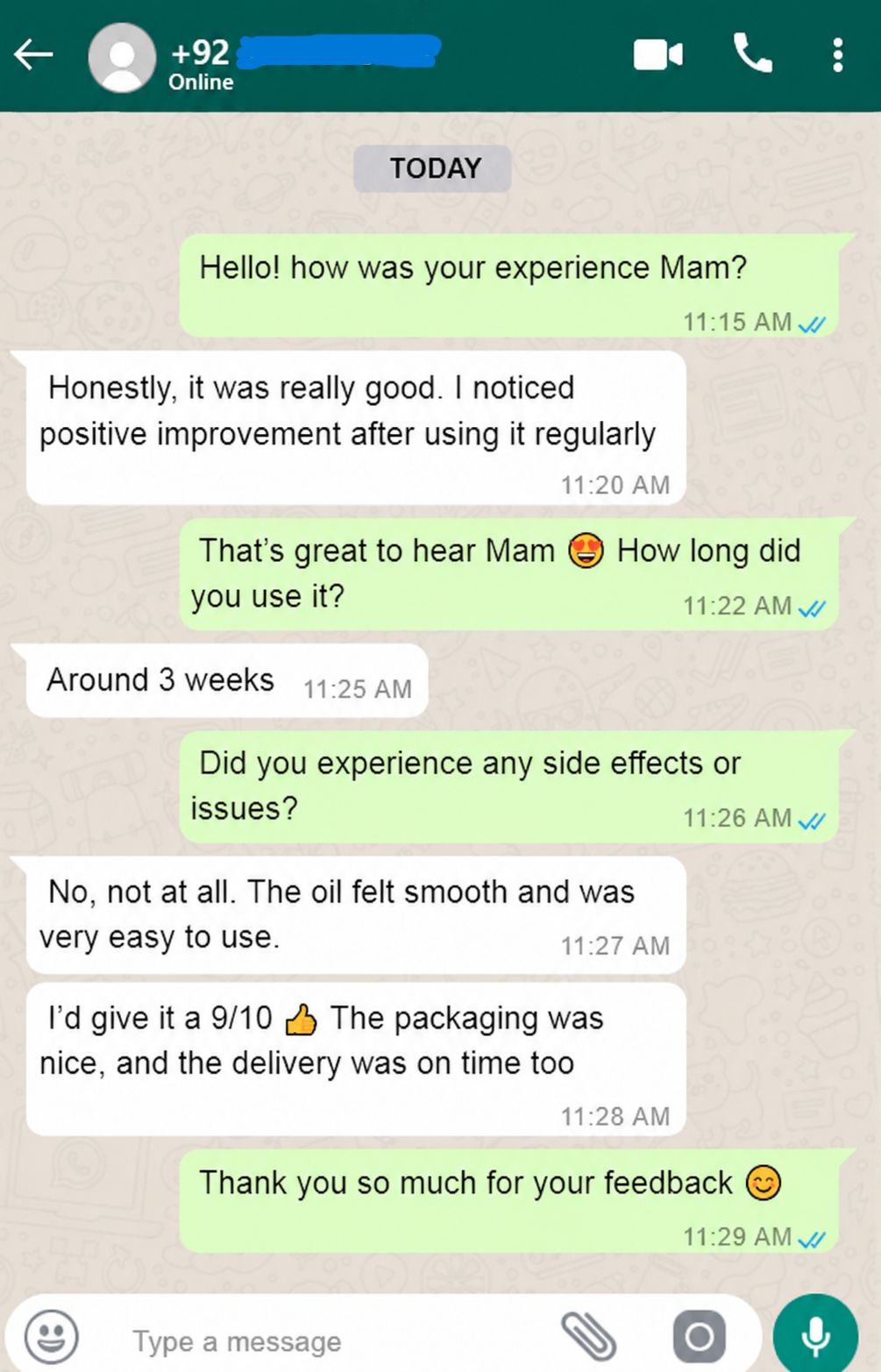Be enlarge oil review