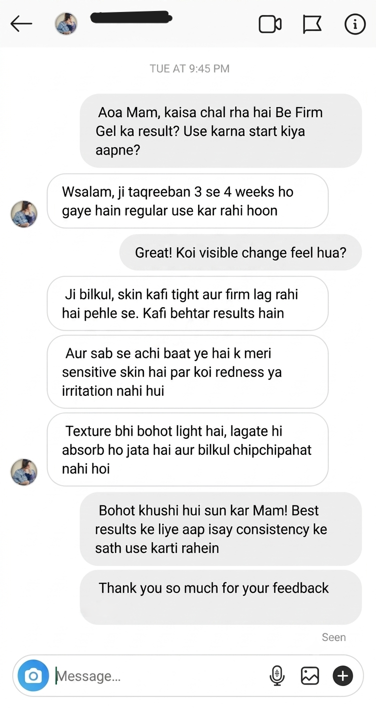 Be firm gel review insta