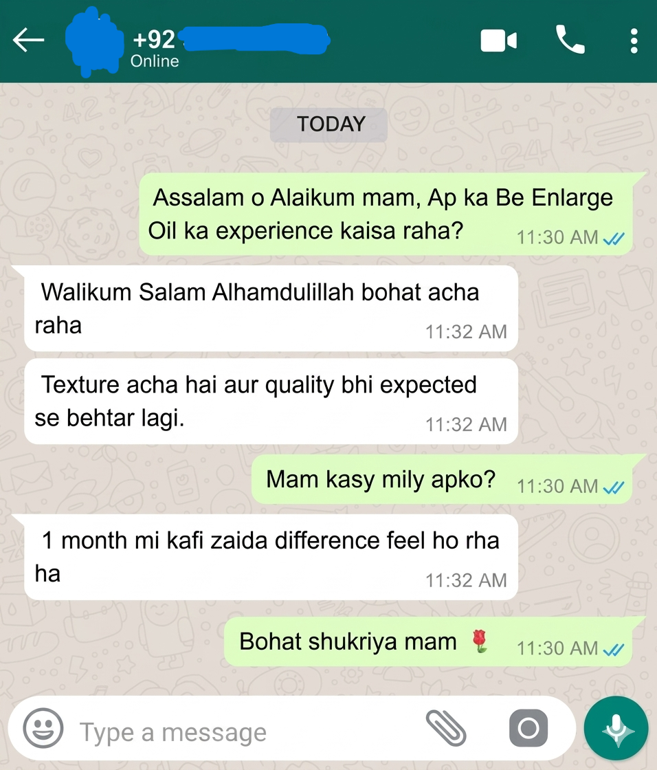 be enlarge oil review