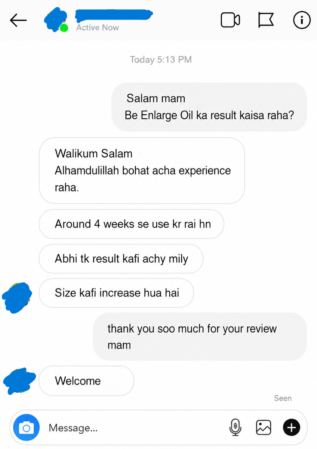 be enlarge oil review 45