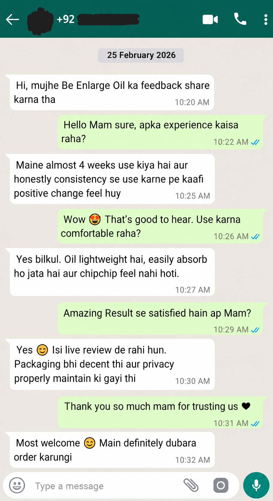 be enlrge oil review 34
