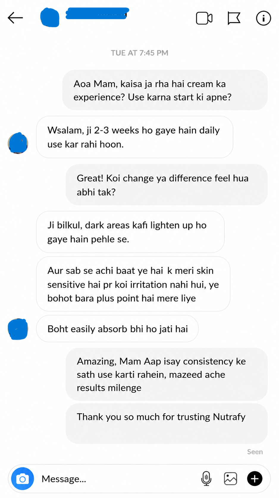 vwhite cream review
