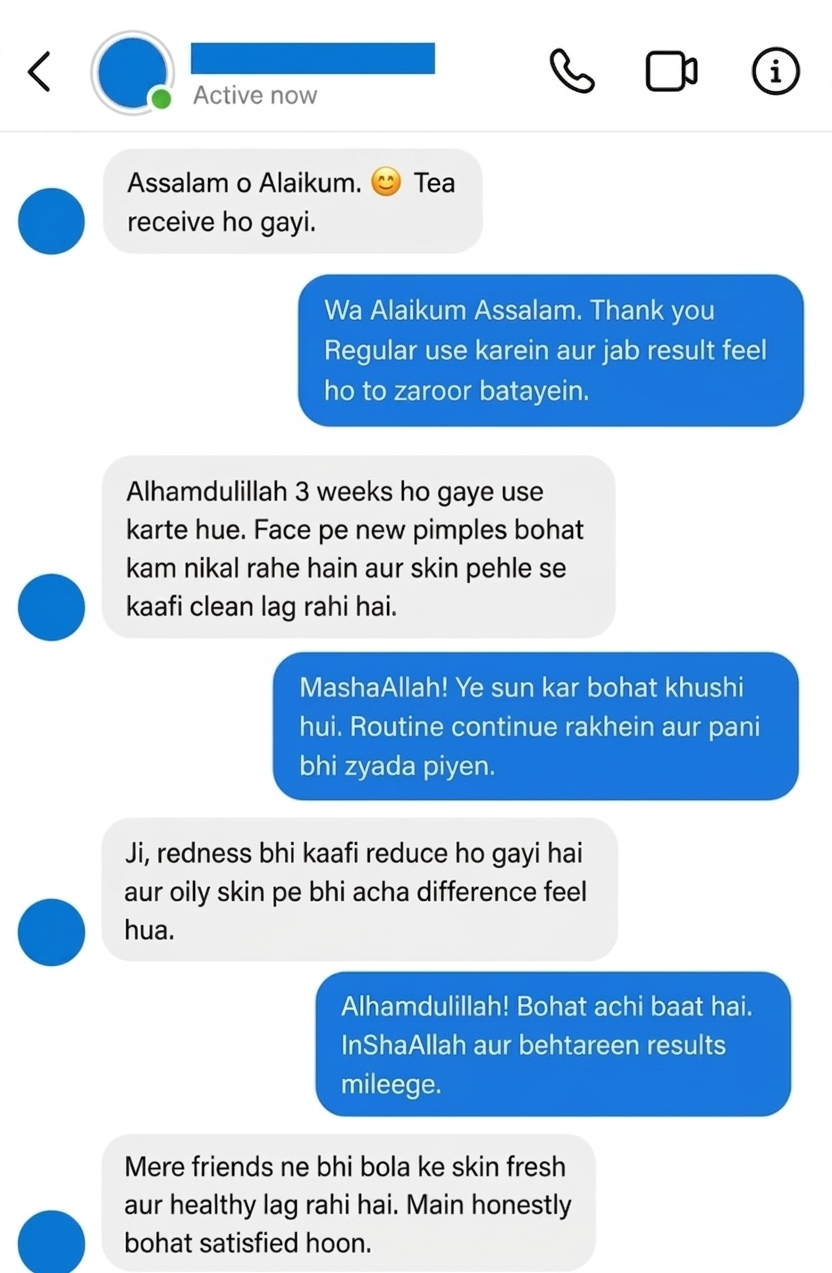 Acne Tea result 6