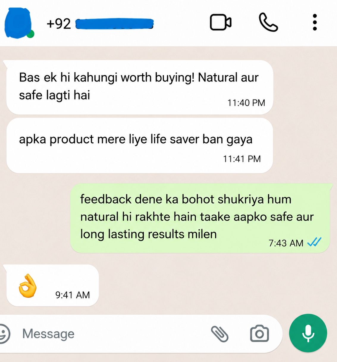 Acne Tea result 8