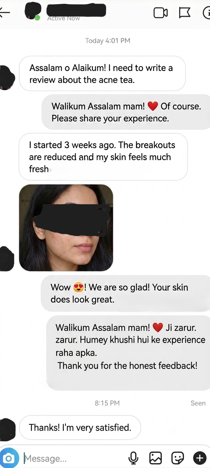 Acne tea Result (2)