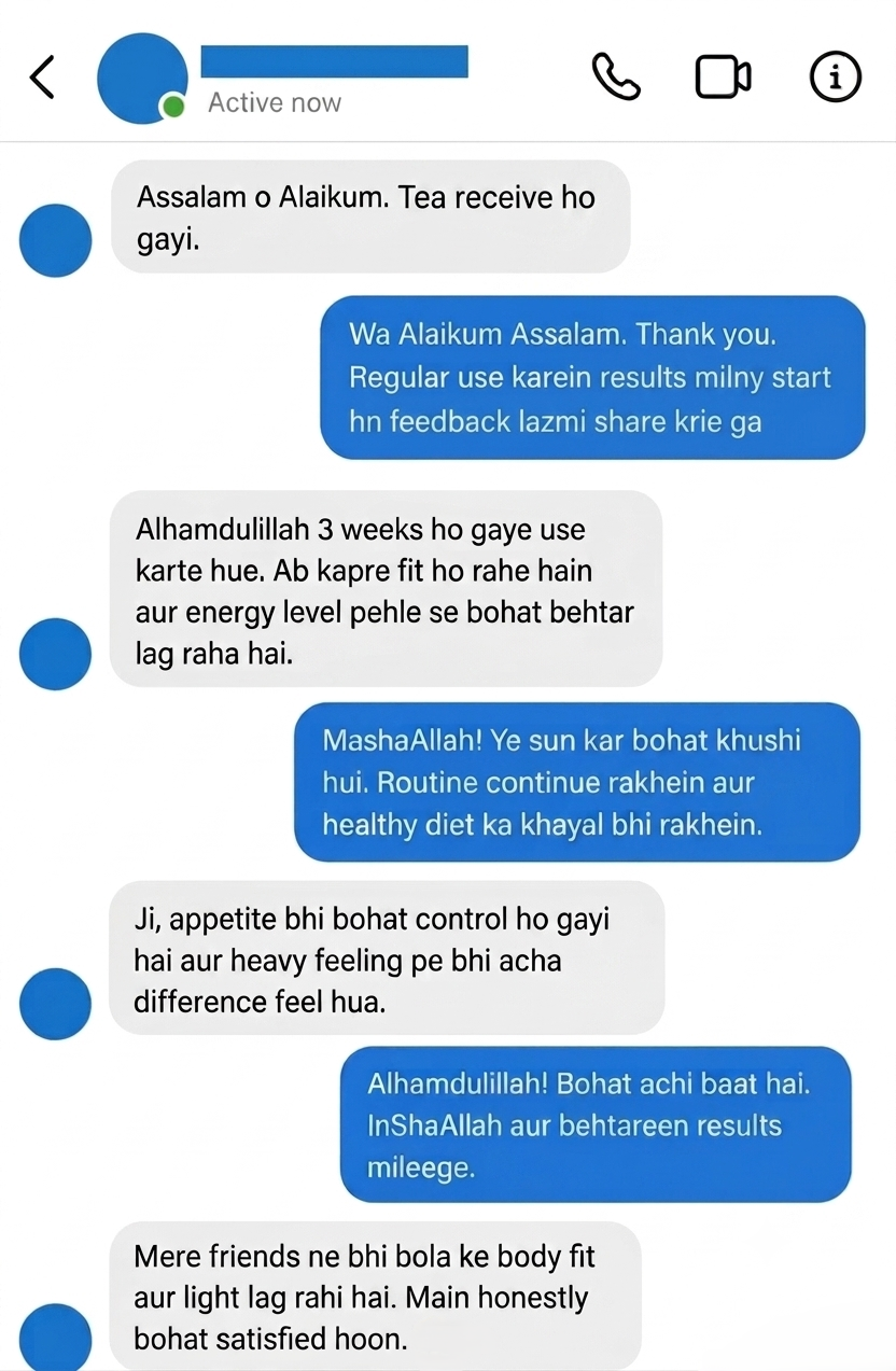 Weight loss tea result 8