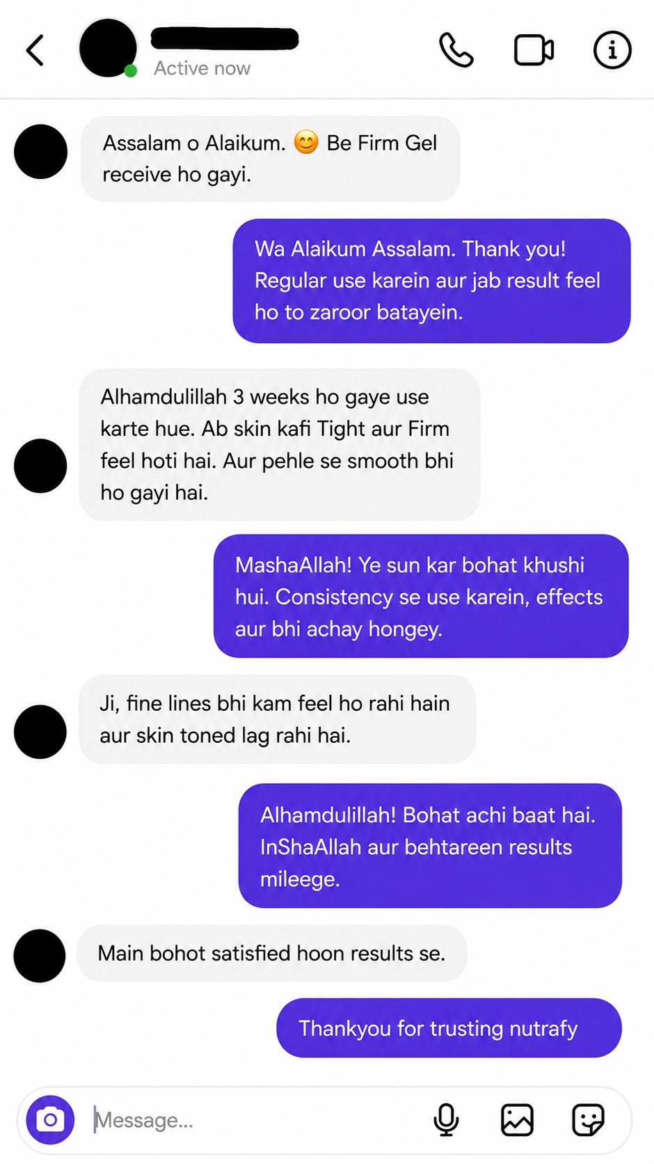 be firm gel result 6